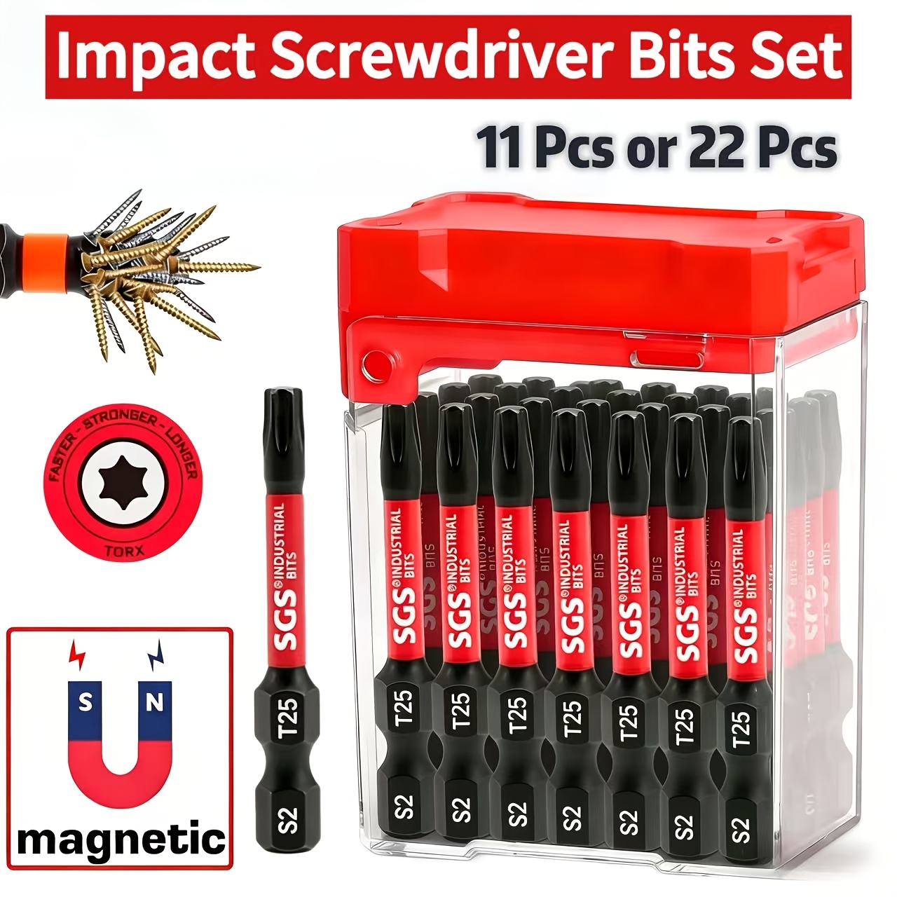 Electronics Repair Tools And Equipment - طقم مفكات توركس مغناطيسية T25 مكون