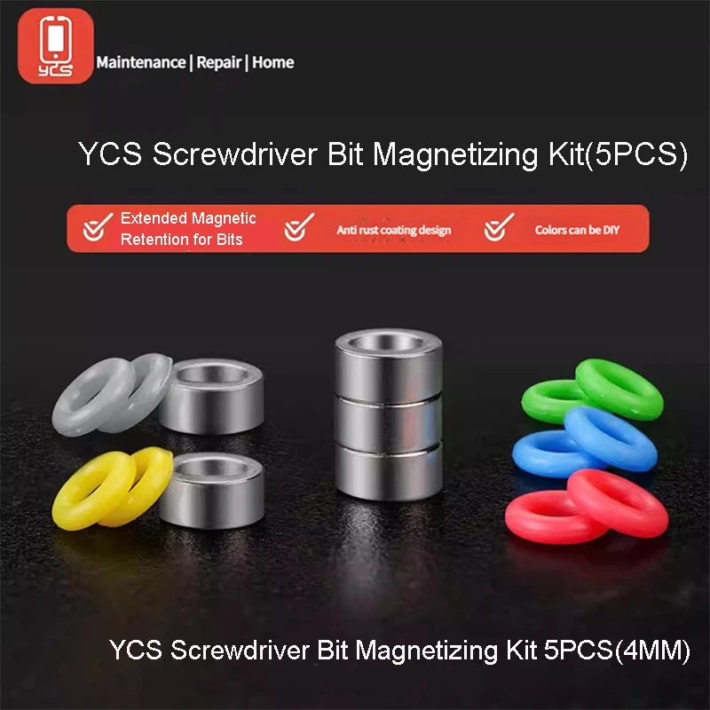 Electronics Repair Service - طقم مغناطيسية رؤوس مفكات YCS مع