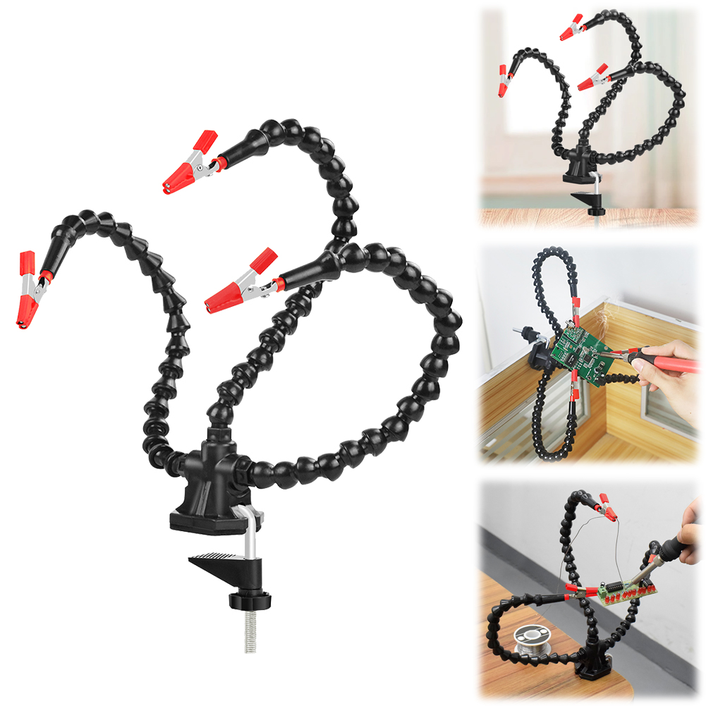 Electronics Repair Tool - مكتب المشبك لحام مساعدة اليد 3/4/5