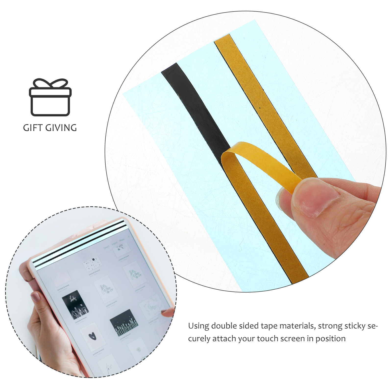 10 قطع من الشريط اللاصق الممتا - مراجعة Lcd Screen Adhesive وسعره