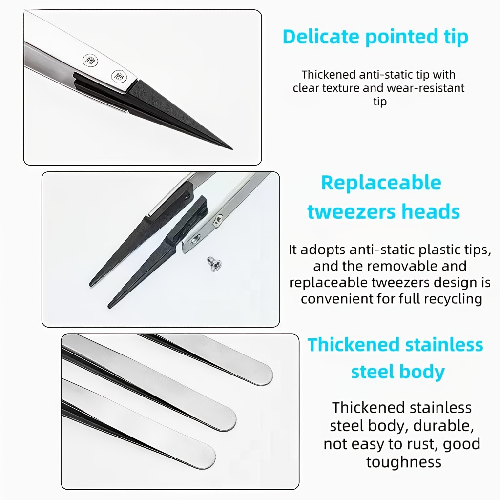 2 قطعة ESD-259 مكافحة ساكنة ال - مراجعة Electronics Repair Tools And Equipment وسعره