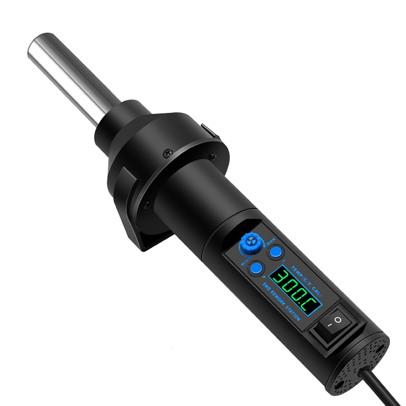LCD قابل للتعديل الحرارة الإلك - مراجعة Hot Air Station 858 وسعره