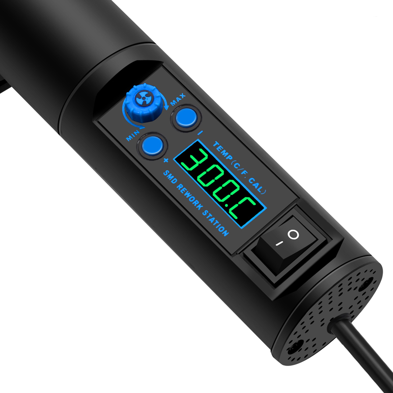 LCD قابل للتعديل الحرارة الإلك - مراجعة Hot Air Station 858 وسعره