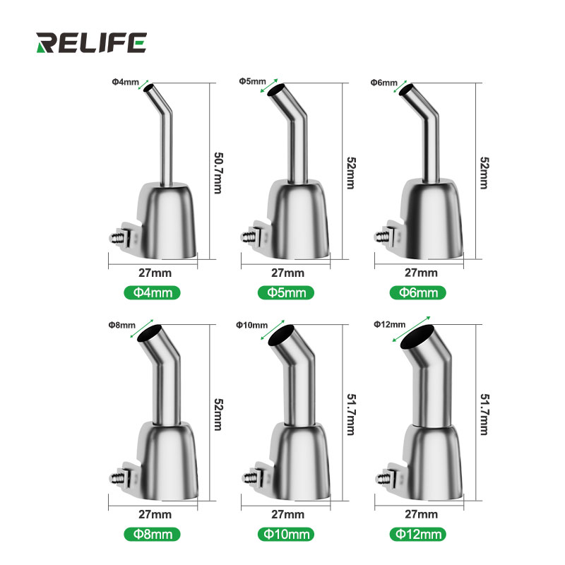 RELIFE 861 857 858 سلسلة فوهات - مراجعة Hot Air Station 858 وسعره