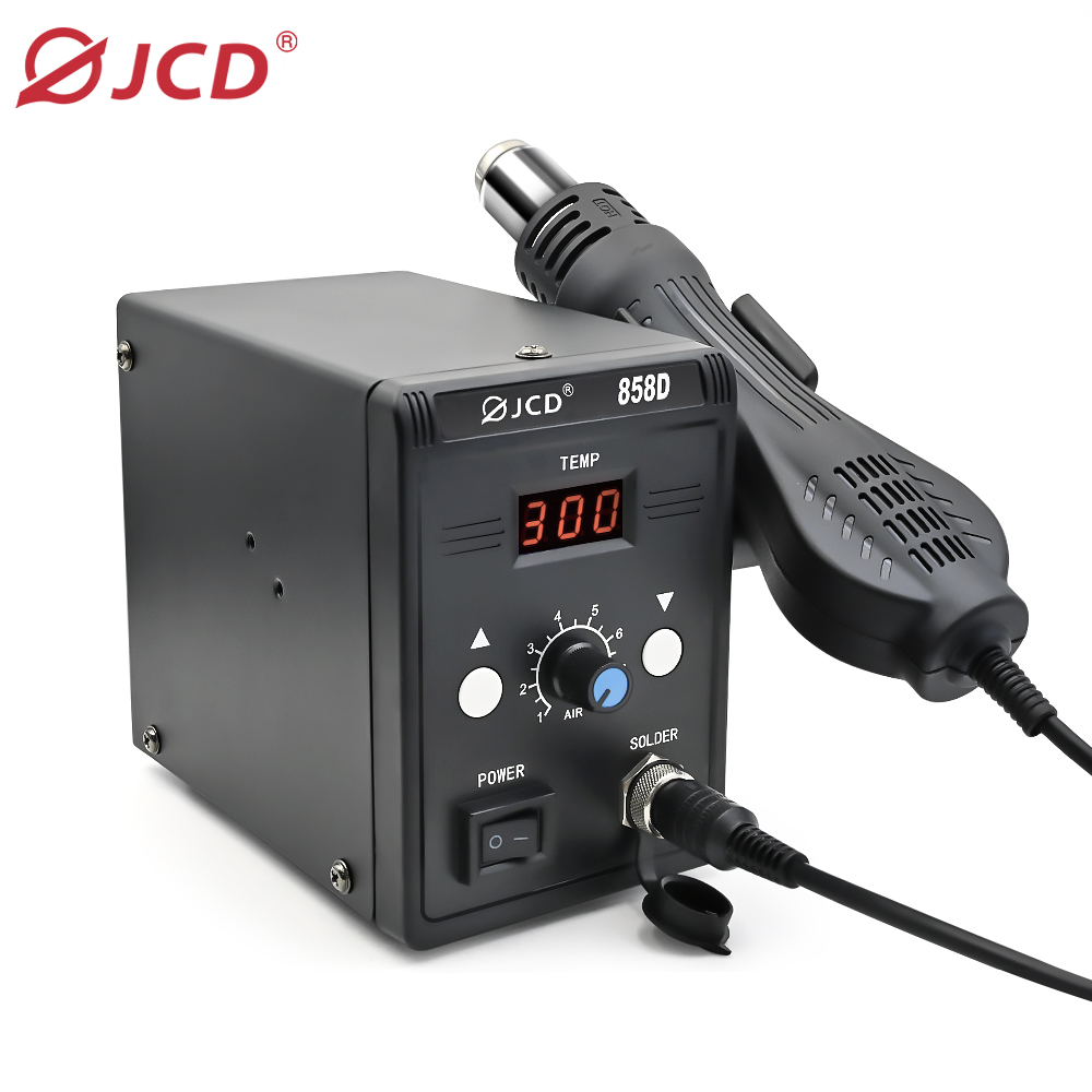 JCD مسدس هواء ساخن 858D بغا مح - مراجعة Hot Air Station 858 وسعره