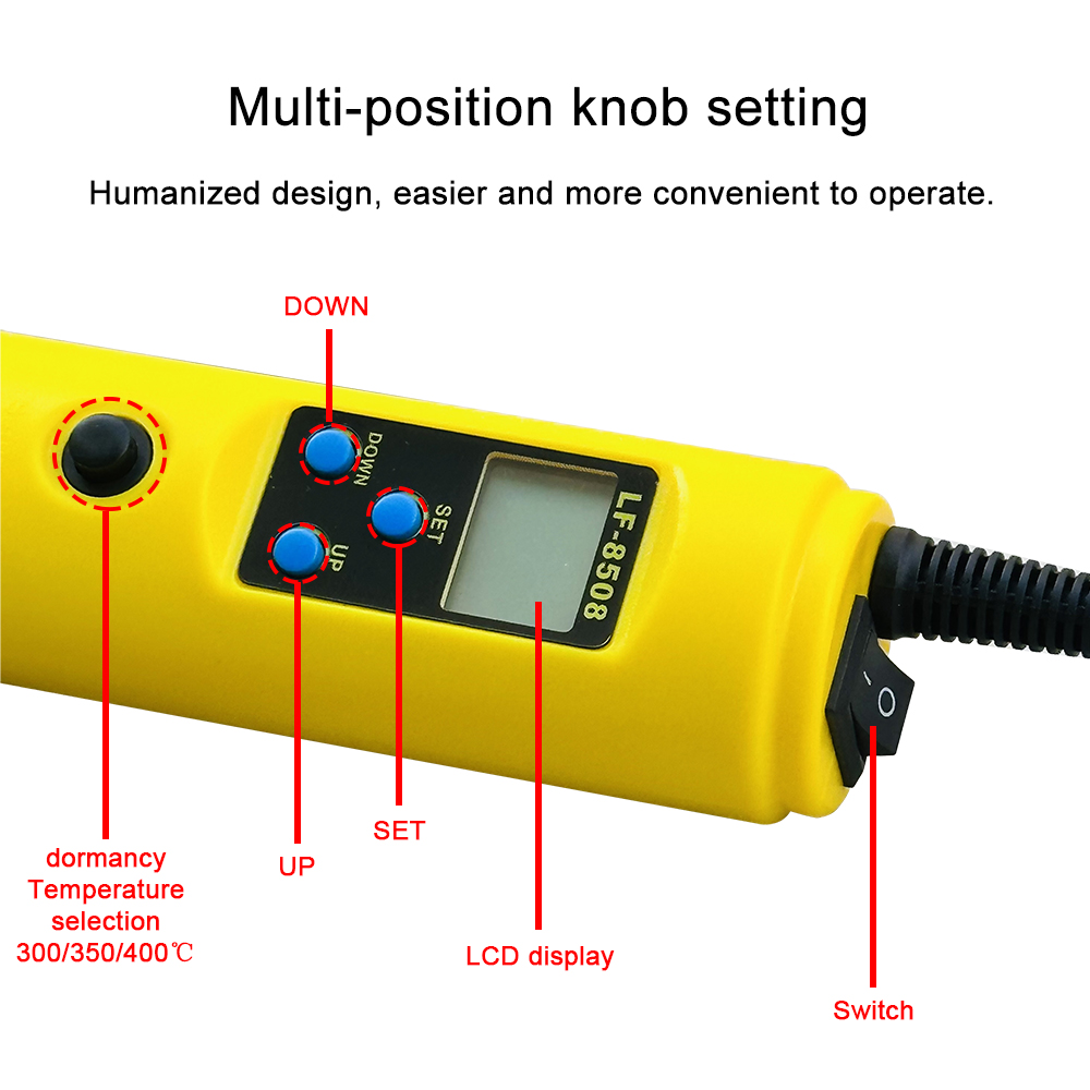 LCD الرقمية الحرارة مسدس هواء  - مراجعة Hot Air Station 858 وسعره