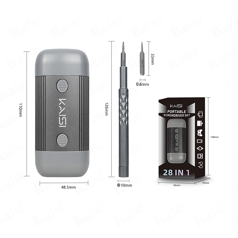 طقم مفكات كايسي 28 في 1 محمول  - مراجعة Electronics Repair Tools And Equipment وسعره