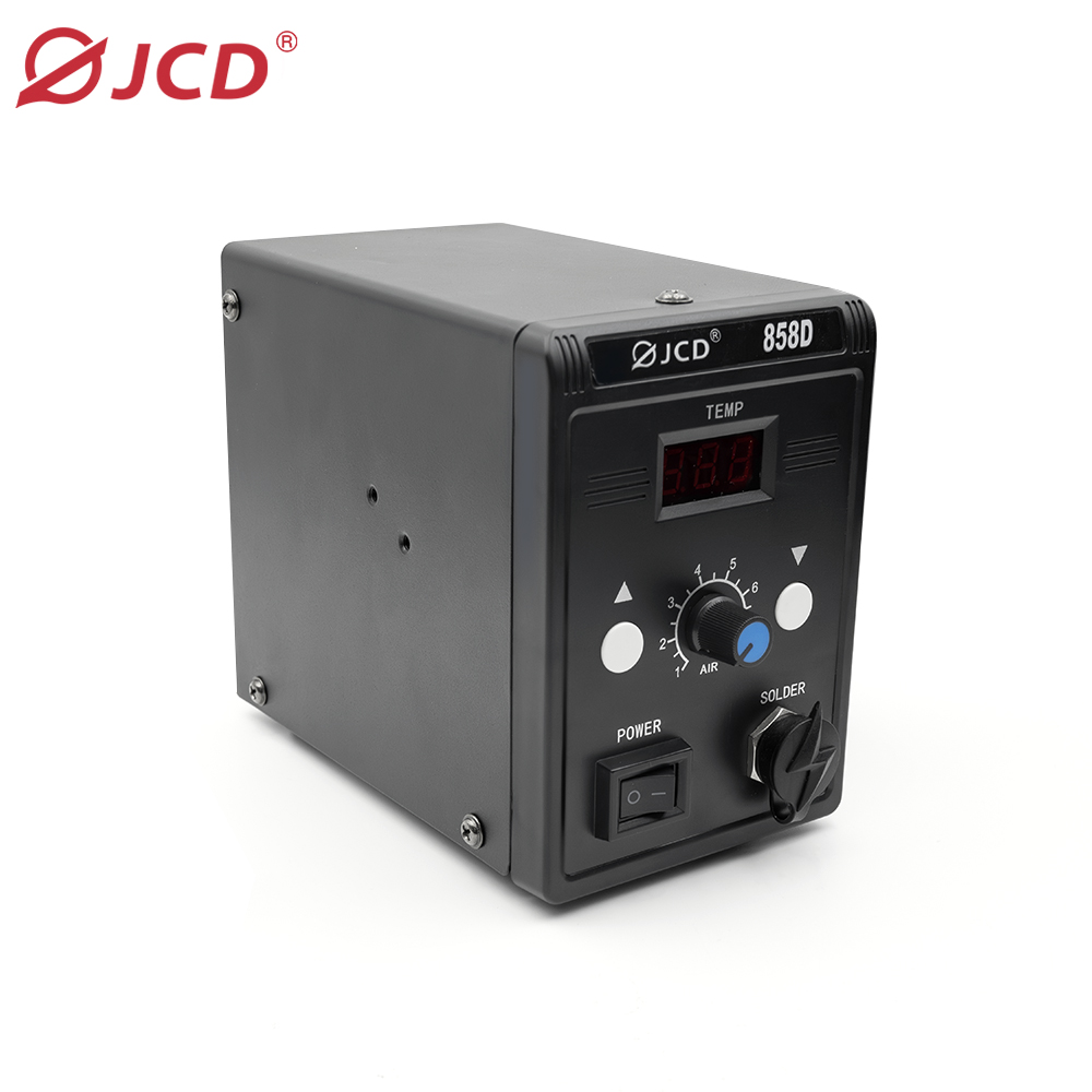 JCD مسدس هواء ساخن 858D 700 وا - مراجعة Hot Air Station 858 وسعره