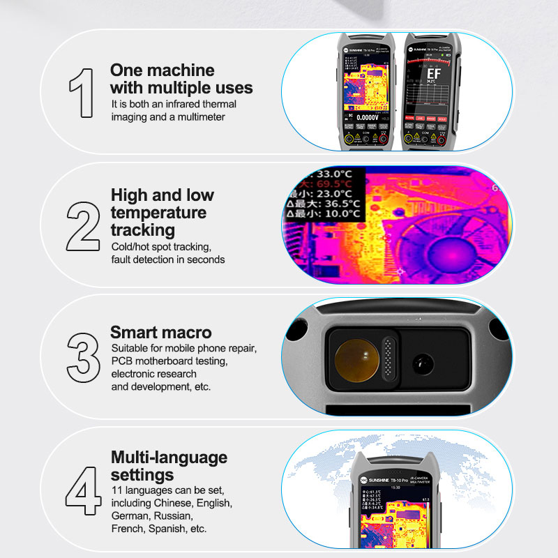 SUNSHINE TB-10 Pro التصوير الح - مراجعة Electronics Repair Images وسعره